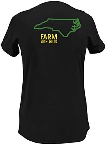 John Deere USA e Canada Farm State Pride Ladies v Neck T-Shirt State Dream
