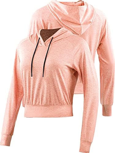 Capuz de picole de camisola de manga longa casual feminina de Cadmus para correr 1 ou 2 pacote