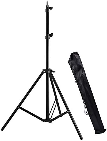 Ruittos Light Stand Stand 7 pés, suporte de tripé de fotografia Suporte extensível para luz de vídeo, estroboscópio,