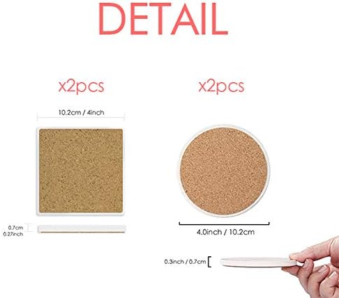 Elementos de química Os metais de transição de tabela de tabela de tabela Vanadium v ​​Copa da copa de copo de caneca absorvente conjuntos de base de cortiça de pedra