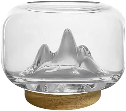 Tanque de aquário de vidro de peixe luz de tanque de vidro para decoração de desktop decoração de tanques de peixe