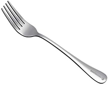 Meichuang: Fork de aço inoxidável, adequado para famílias, cozinhas ou restaurantes, 8 polegadas
