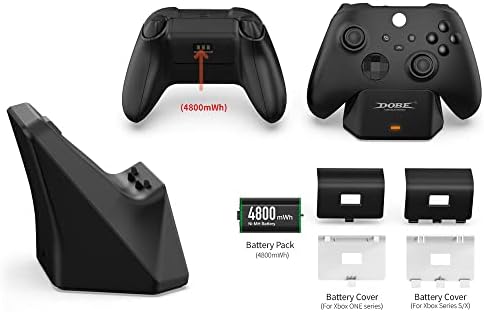 Estação de carregador de controlador para Xbox One S/X e Série S/X, Bateria do Controlador, estação de carregamento, suporte de carregador