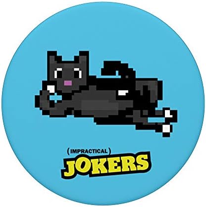 Jokers impraticáveis ​​Digi Benjamin The Cat Popsockets PopGrip: Grip Swappable para telefones e tablets