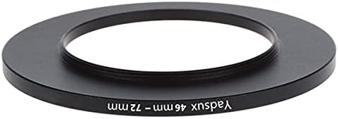 Ring de 46 mm a 72mm, para lentes e filtro, filtros de metal adaptador de anel de intensificação, a lente de 46 mm de conexão a 72