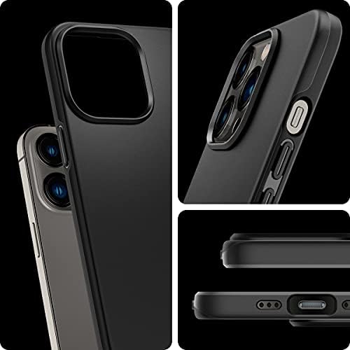 Spigen Fin Fit projetado para iPhone 13 Pro Case - Black