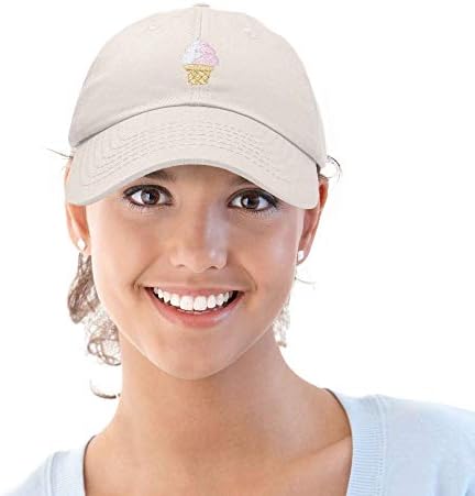 Dalix Soft Serve Sce Cream Hat Cotton Baseball Cap