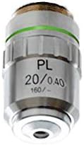 Bolioptics 20x Plano de distância de trabalho de longa distância Achromático Microscópio metalúrgico Lente Objetiva Distância de trabalho 8.7mm MT14023431