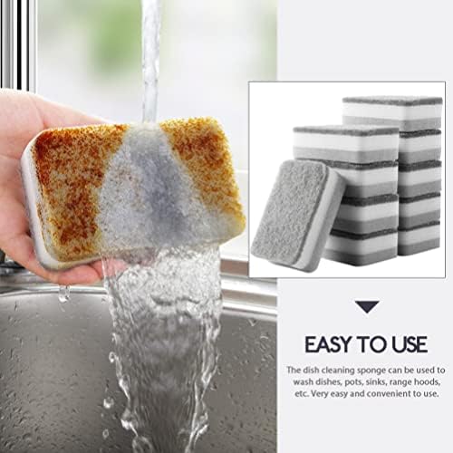 Luxshiny 10pcs Dish Sponge para esponja de esponja de esfoliação de cozinha para esponjas não arranhadas para lavar louça de cozinha e limpeza doméstica altamente absorvente e fácil de secar para reutilização
