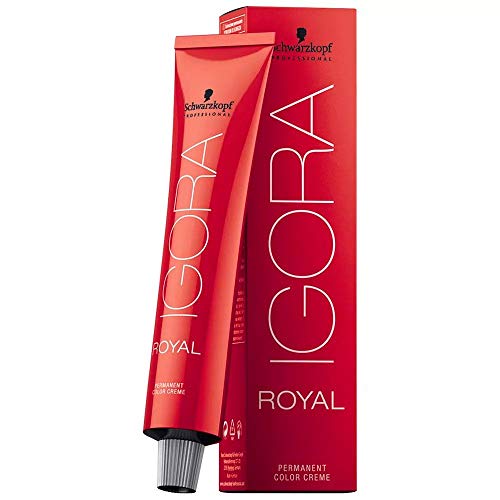 Schwarzkopf Profissional Igora Royal Permanent Hair Color, 8-77, cobre loiro leve, 60 grama