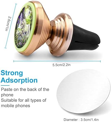 Fairy Tale Unicorns Phone Mount 360 ° Rotativo Holder de telefone celular Instale facilmente para saída de aberturas de