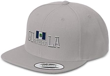 Pros rápidos Snapback Hats for Men & Women Guatemala Bandeira Bordado de Base de beisebol Flat Bill