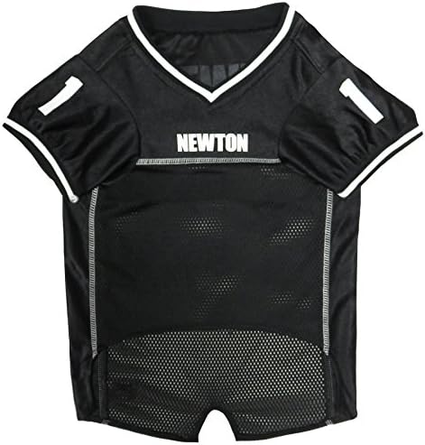 NFLPA Russell Wilson Hoodie para cães e gatos. NFL Seattle Seahawks T-shirt, médio | Camiseta com capuz esportivo para animais de