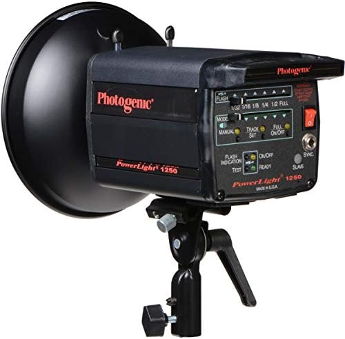 Fotogênico Powerlight 1250C, Monolight de 500Ws com Flashtube Flash corrigido por cor UV.