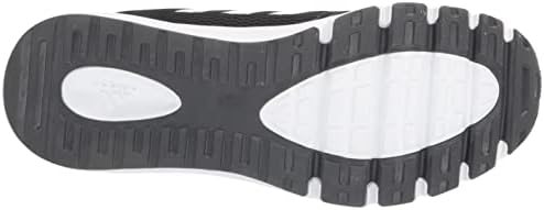 tênis de corrida para trilhas Flex 2 da Adidas Men, preto/branco/carbono, 9