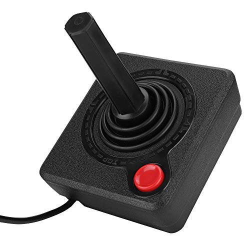 SAMFOX GAME JOYSTICK JOYSTICK Controlador Retro Classic 3D Controlador analógico Gamepad Joystick Console System Controlador Joystick para Atari 2600