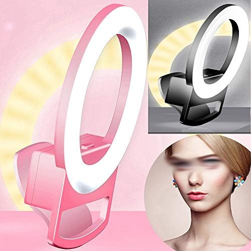 Dloett LED Selfie Ring preenche a luz de lâmpada de anel led de LED de LED para vídeo de maquiagem ao vivo