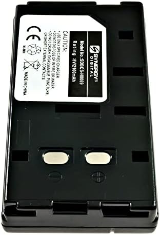 Bateria de câmera digital de sinergia, compatível com a câmera de vídeo Panasonic NV-MS70EG, ultra alta capacidade, substituição