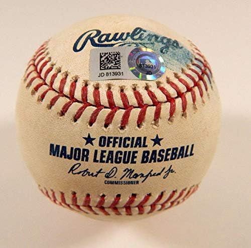 2019 Miami Marlins no jogo do Colorado Rockies usou beisebol Peter Lambert Fal