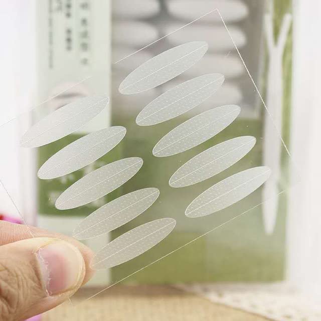 200 pares adesivos de pálpebras duplas olhos transparentes invisíveis para fitas de forma de olho respirável, 01