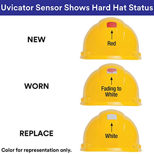 3m de capacete, branco, leve, indicador UV, catraca ajustável de 4 pontos, H-701R-UV