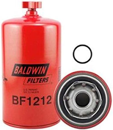 Baldwin BF1212 Filtro de limpeza de combustível diesel pesado, vermelho, vermelho
