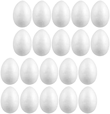 Luozzy 30 PCs Foam Eggs para Pintura Diy Ovos de Páscoa Ovos de Páscoa Decorações de Partes de Páscoa