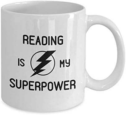 Reading é minha superpoty Coffee Coffee Cavecy Bibliotecária Colega de trabalho Presente Hobby Travel Cup Presente