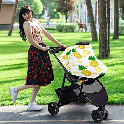 Capas de assento de carro para bebê de frutas de abacax