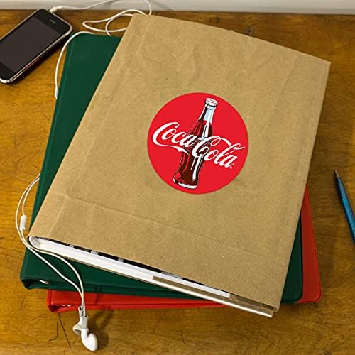 RETRO Planet.com-adesivo de vinil de círculo vermelho da Coca-Cola, Coca-Cola Casca e Decalque de Beck, estilo vintage, laptop,
