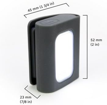 Bright Eyes 200 Lumen Firefly 2 Pack Clip sobre LED Safety Running and Rogging Light - USB recarregável - também para caminhadas,