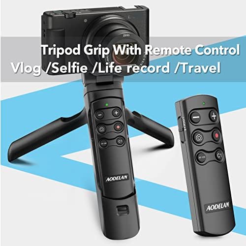 Aodelan Wireless Shooting Grip Tripé para Sony com controle remoto da câmera para imóvel, vídeo, vlogging para a Sony ZV-1 A7R IV A7C A6100 A6400 A6600, substitua Sony Tripod GP-VPT2BT