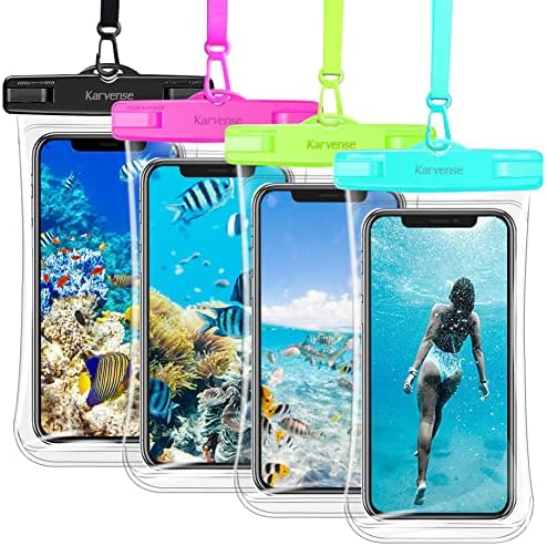 Caixa telefônica à prova d'água Karvense, suporte para celular à prova d'água para iPhone, Samsung Galaxy, Pixel, Moto, Saco