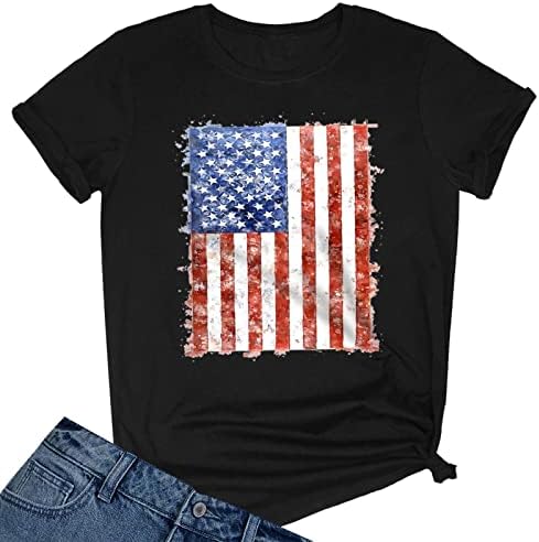 New Day Womens Shirt Womens America Flag PRIMA