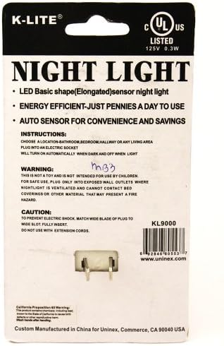 JMK IIT 2 Sensor automático Night Light Plug in Lite redond lâmpada de lâmpada elétrica Nothlight
