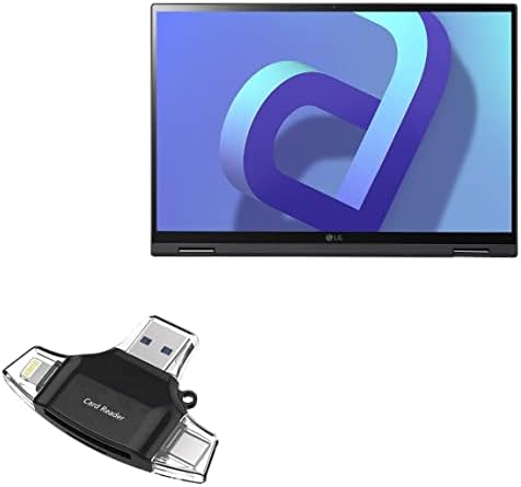 BOXWAVE SMART GADGET Compatível com LG Gram 14 2-em-1-Allader SD Card Reader, MicroSD Card Reader SD Compact USB para LG Gram