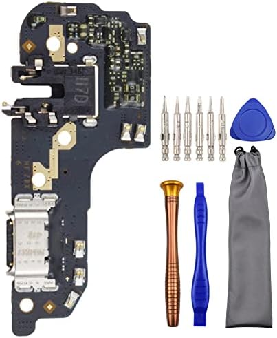 Placa de montagem de reposição de porta de carregamento USB para o OnePlus Nord N10 5G BE2029 com fone de ouvido e kit de