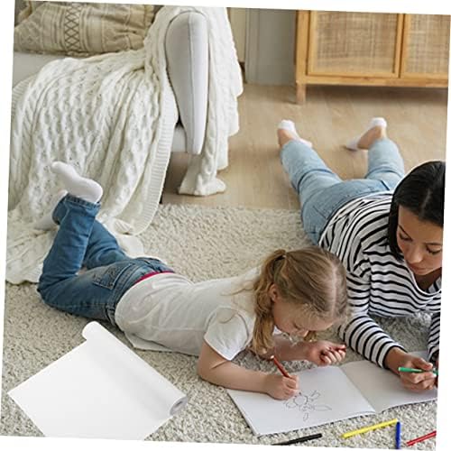 Besportble 2 rolls roll desenho papel infantil infantil crianças embrulhando papel rastreamento de papel para crianças papel
