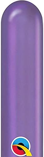260Q Chrome Purple 100ct Qualatex Balloons de modelagem de látex simples
