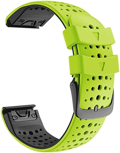 MGTCAR 22mm Quickfit WatchBand para Garmin Fenix ​​7 6 6Pro 5 5Plus Banda de silicone para abordagem S60 S62 Forerunner 935 945 Strap de pulso