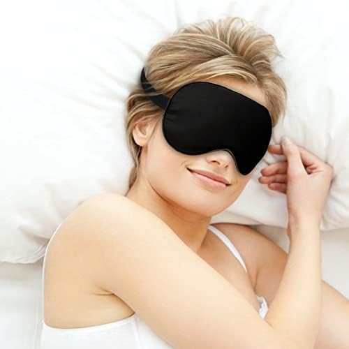 Máscara de sono personalizada, Máscara para os olhos confortável e respirável personalizada para paciente para olho seco, adicionar fotos personalizadas, texto, logotipo, para viajar de deslocamento de aviões Trabalho
