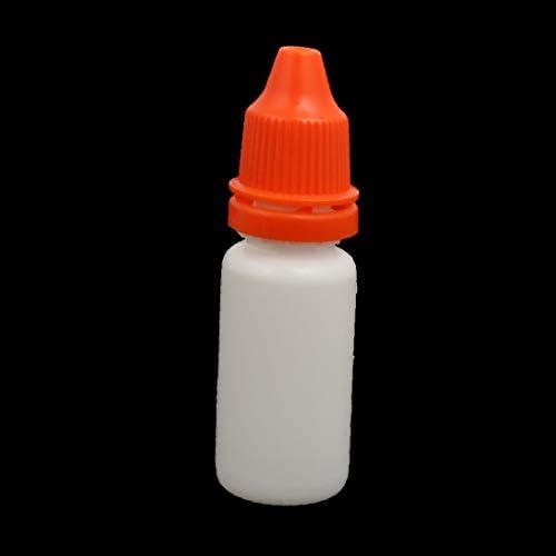 X-Dree 10ml PE Plástico Plástico Squeezable Dropping Recipiente de garrafa Red Branco 3pcs (10ml PE PLÁSTICO PLÁSTICO GOODPER