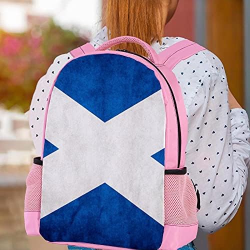 VBFOFBV UNISSISEX Adult Backpack com para Trabalho de Viagem, Flag da Escócia