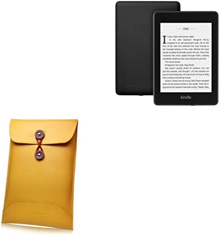 Caixa de ondas de caixa compatível com Kindle Paperwhite - Manila Leather Envelope, capa de quadril de estilo de envelope