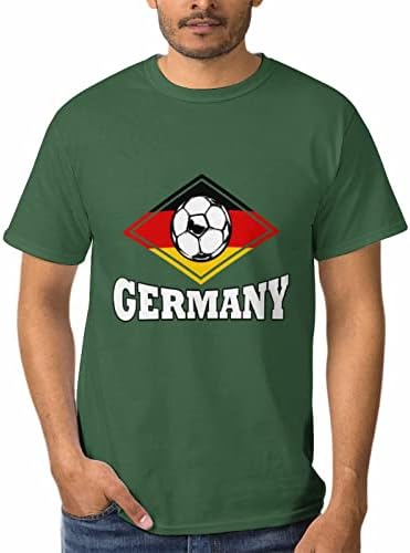 Alemanha futebol de futebol de futebol redondo pescoço de manga curta cam camisas gráficas macias tee de verão top para homens