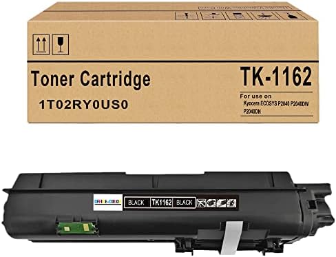TK-1162 TK 1162 Substituição do cartucho de toner preto para Kyocera ECOSYS P2040 P2040DW P2040DN IMPRESSORES 7500 Páginas de