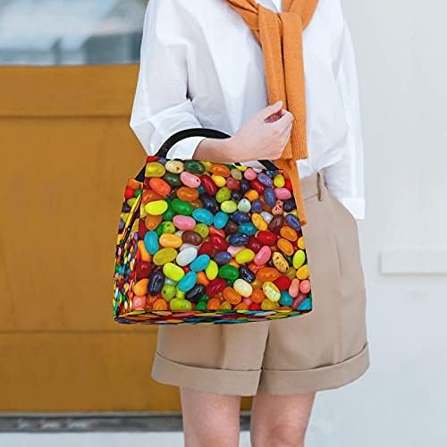 Feijão Candy Candy Isolle Lunch Bag Box para trabalho Piquenique para piqueniques de boates de praia