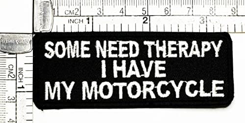 Kleenplus Alguma necessidade de terapia, eu tenho meu slogan de adesivo de motocicleta slogan engraçado de ferro