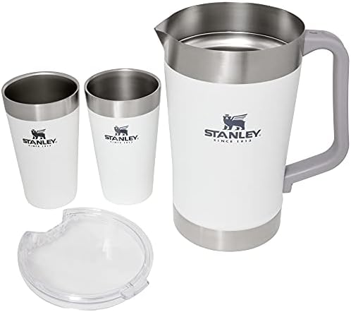 Stanley 10-10390-002 O arremessador clássico de stay-chill Conjunto polar 64oz / 1,9L + 2 x 16oz / .47L