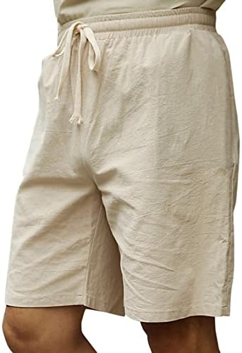 Wabtum masculino masculino de ajuste clássico e casual calças magras finas para homens calças de treino harém calças curtas suaves shorts soltos